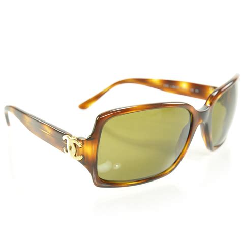 CHANEL Tortoise Shell CC Sunglasses 5030 